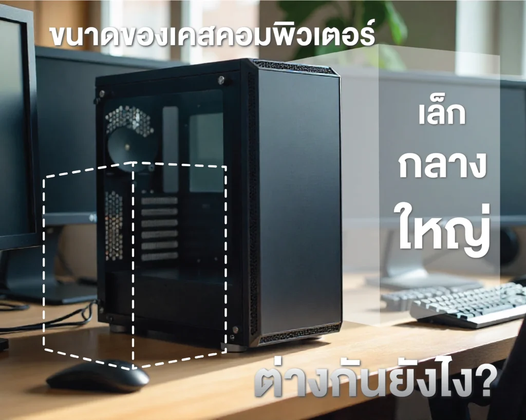 ความแตกต่างของเคสคอมพิวเตอร์แต่ละขนาด และวิธีเลือกใช้ที่เหมาะสำหรับคุณ